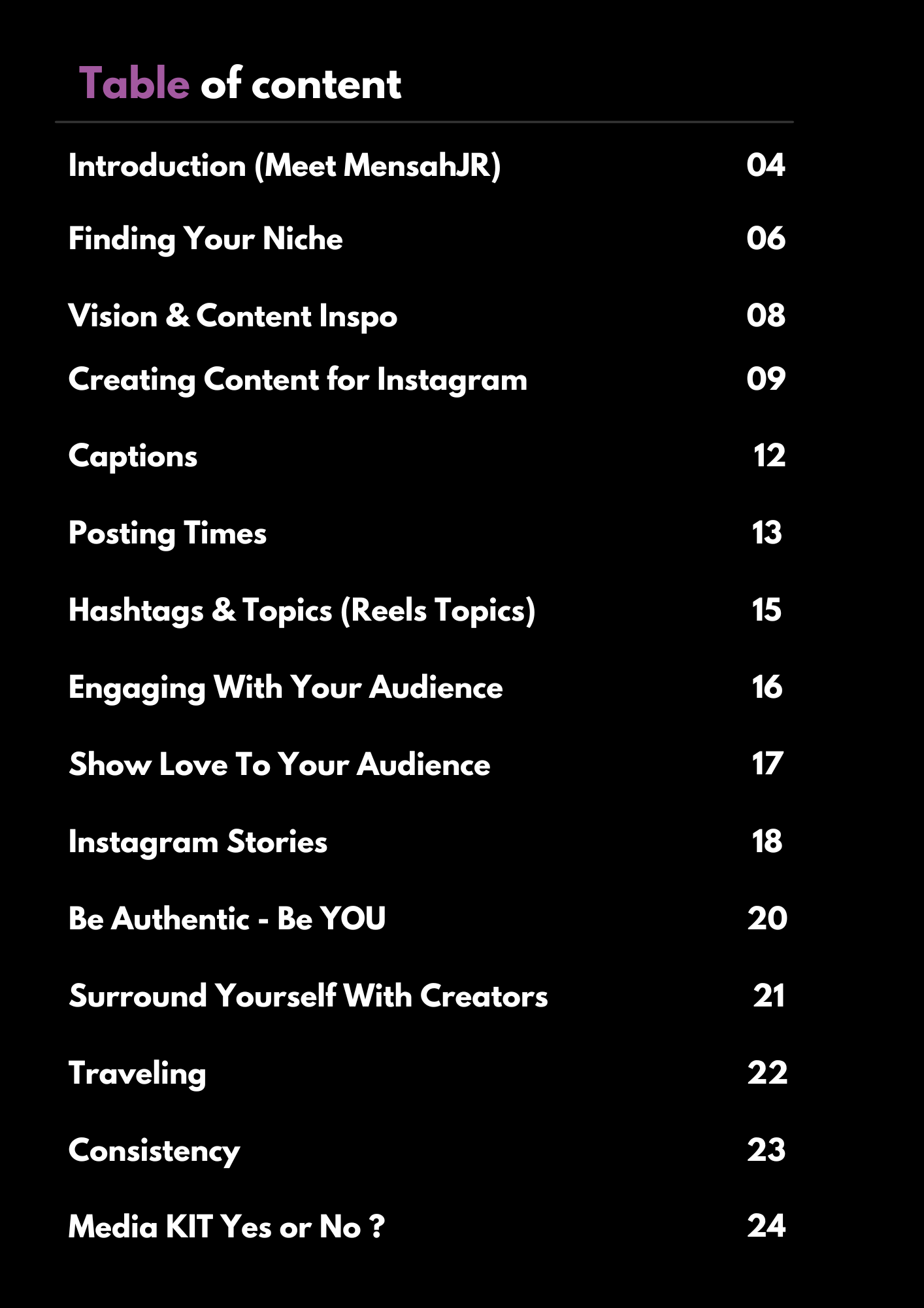 Social Media GUIDE 📚